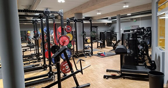 Kraftraum in der Leichtathletikhalle