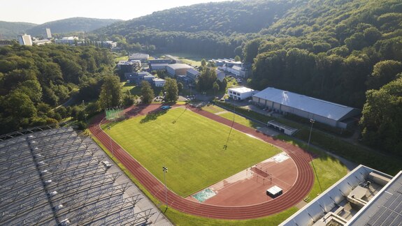 Vogelperspektive Leichtathletikstadion