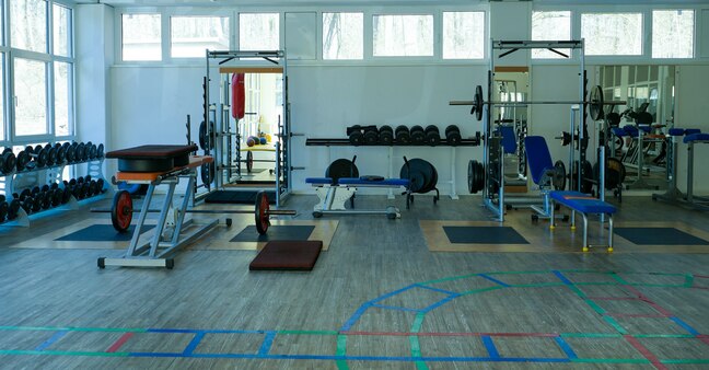 Ansicht Kraftraum Ringerhalle